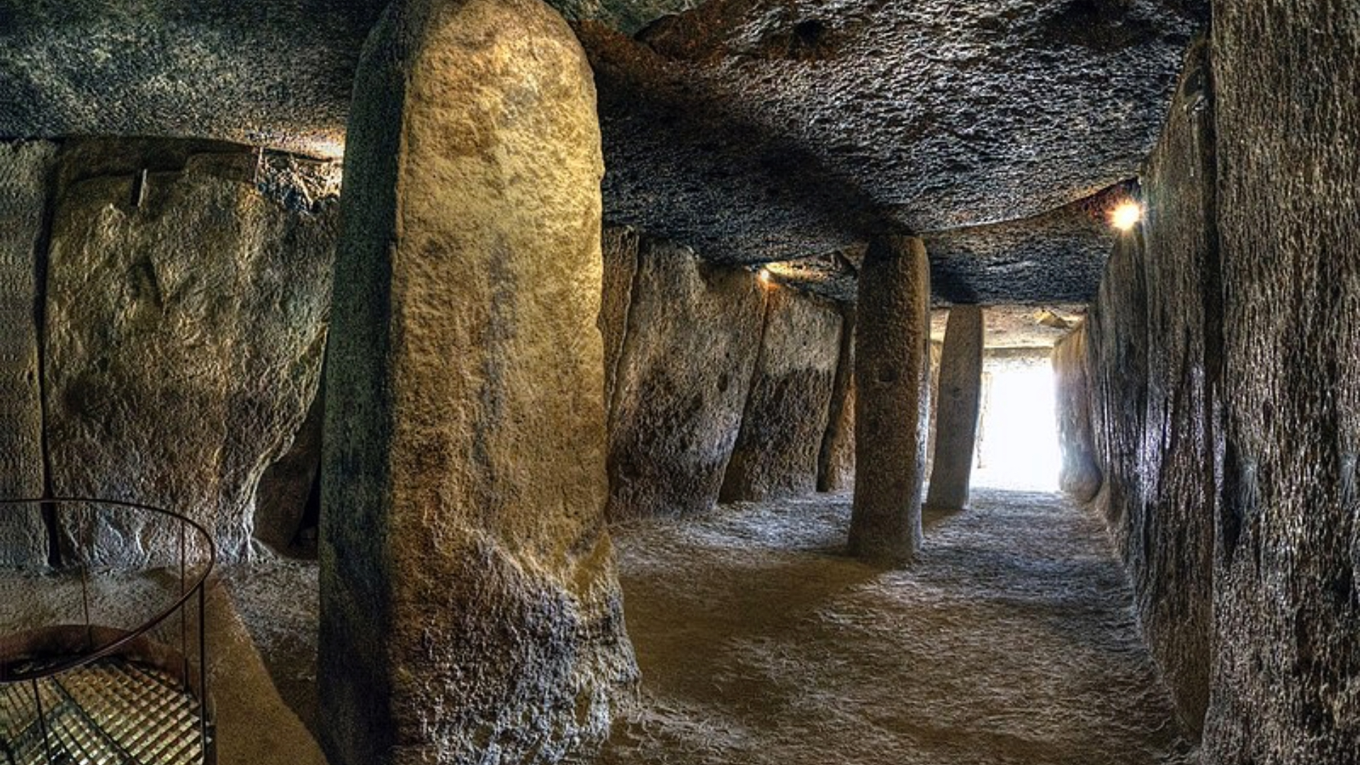 In the Neolithic period, huge megaliths were built out of stone with the help of advanced science