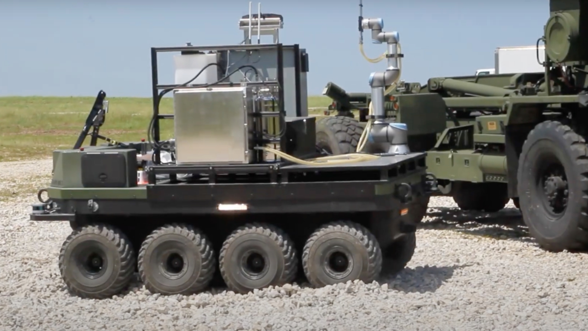 US Army tests robotic cleaners for chemical and biological threats