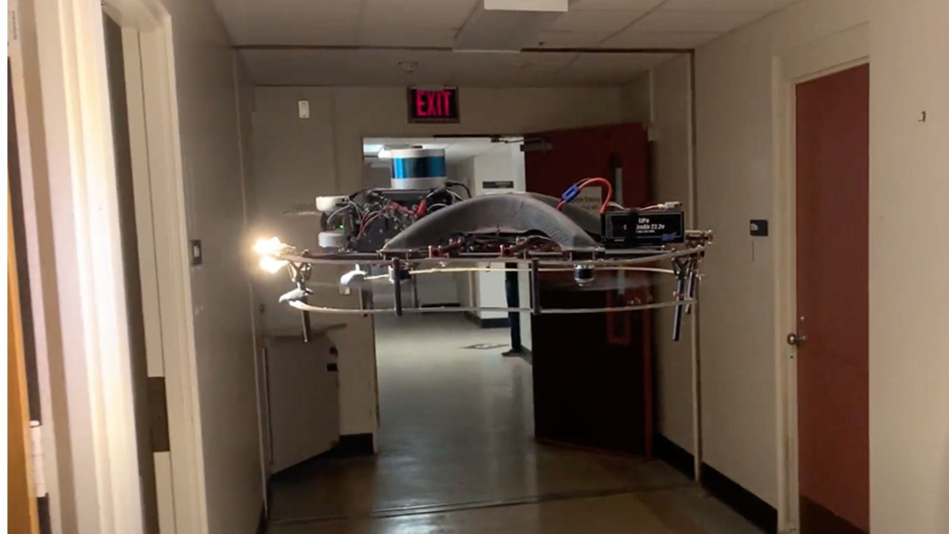 Flying robot can navigate disaster debris, aid rescue missions