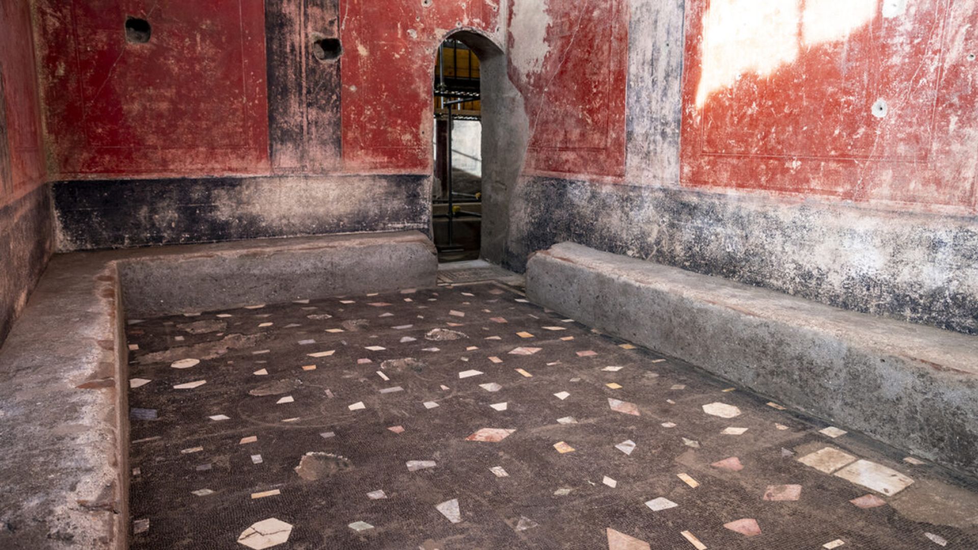 Unexplored area in Pompeii reveals 2,000-year-old lavish bathhouse