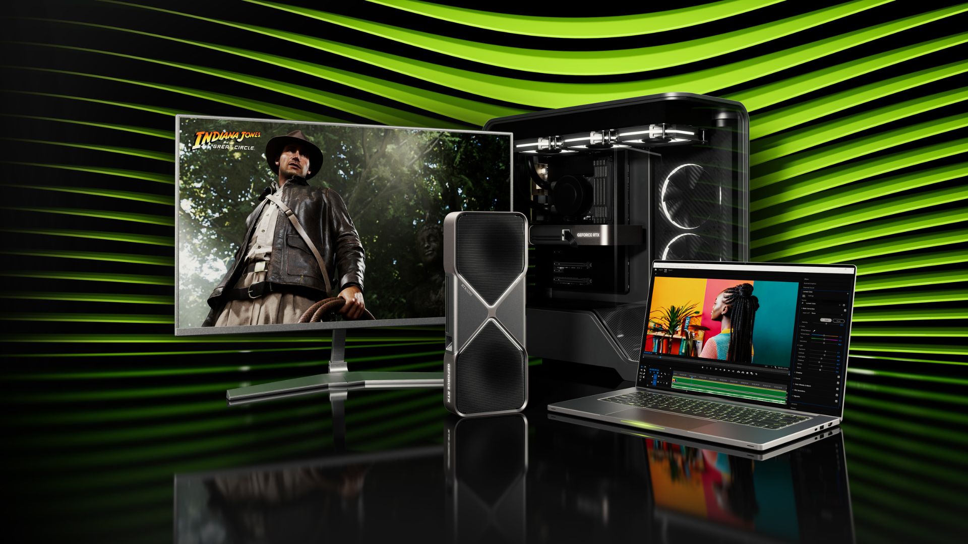 Invidia Computer NVIDIA leads AI evolution with advanced GPUs, PCs, foundation models launch