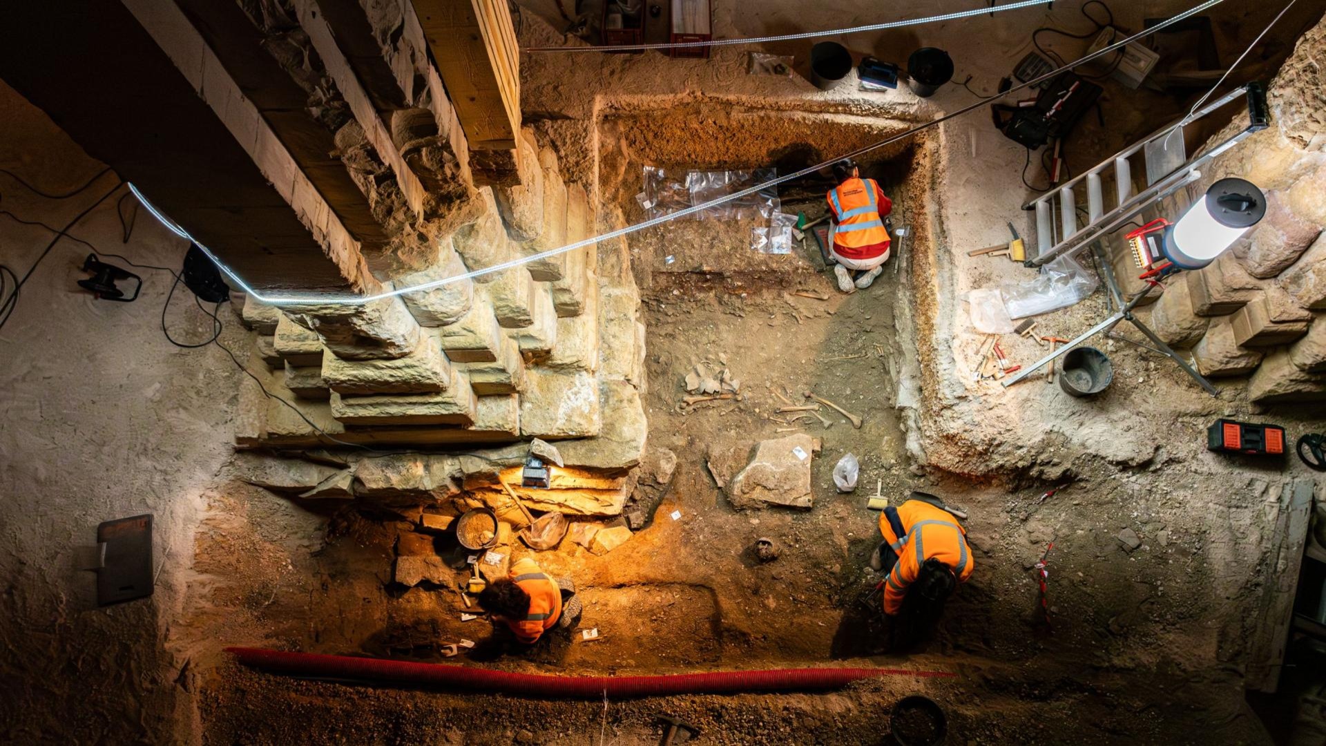 400-year-old vault stuffed with bodies discovered in French church