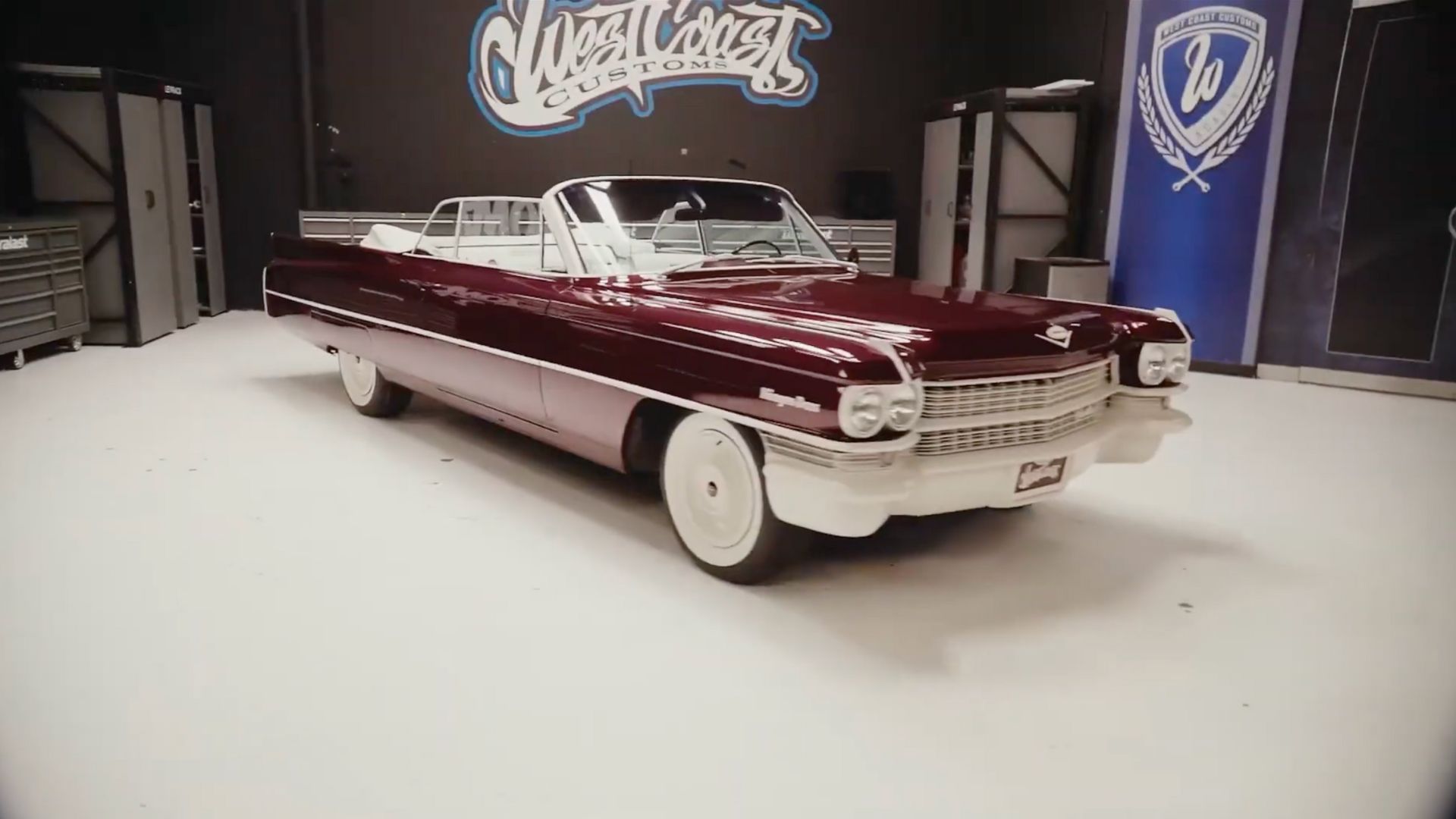 Cadillac ice cream ride with built-in freezer on wheels for Super Bowl