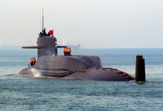 Paper tiger or stealth titan: China’s top nuclear submarine may be leaking location Type 094 rear.