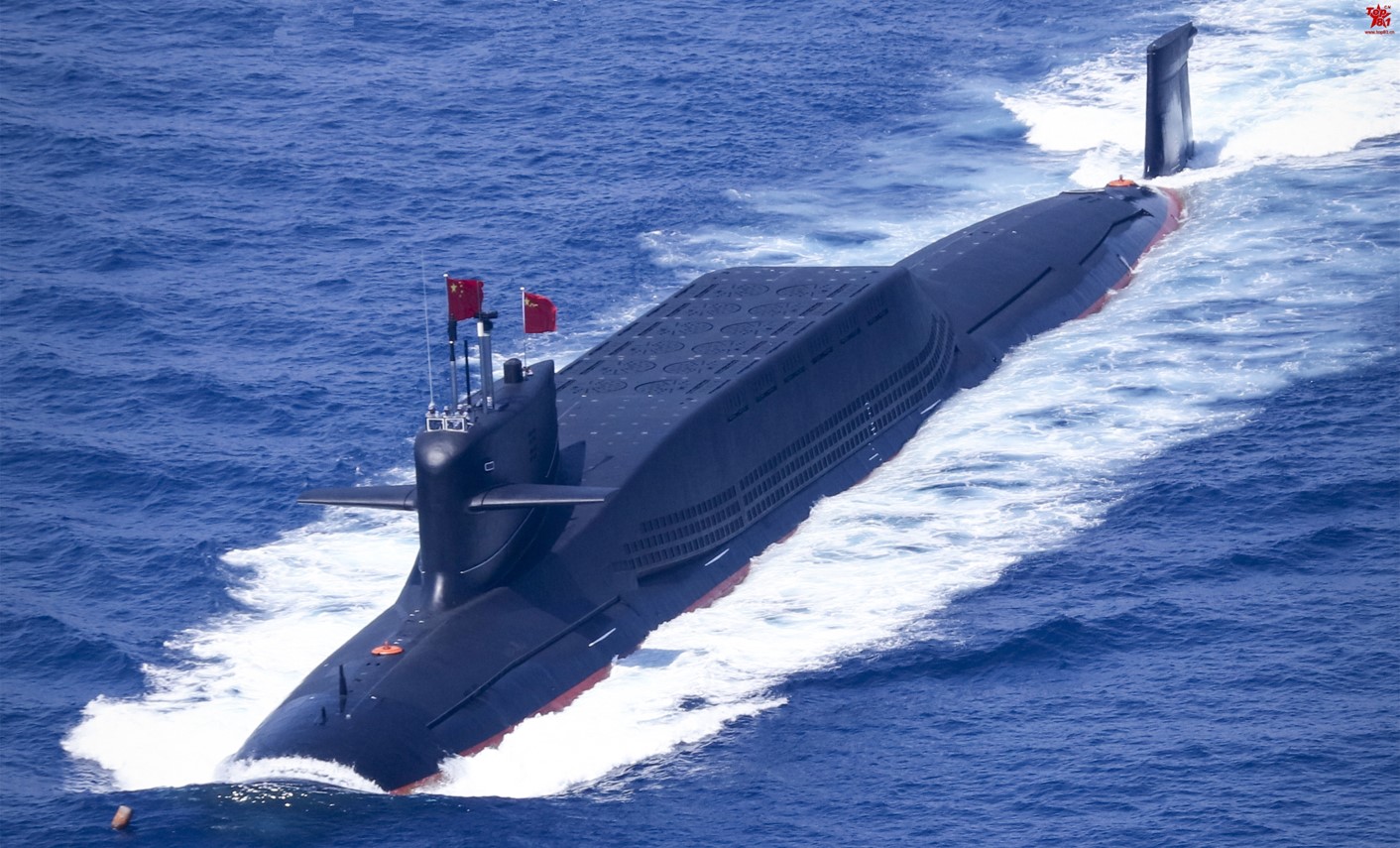 Paper tiger or stealth titan: China’s top nuclear submarine may be leaking location Type 094 at sea.