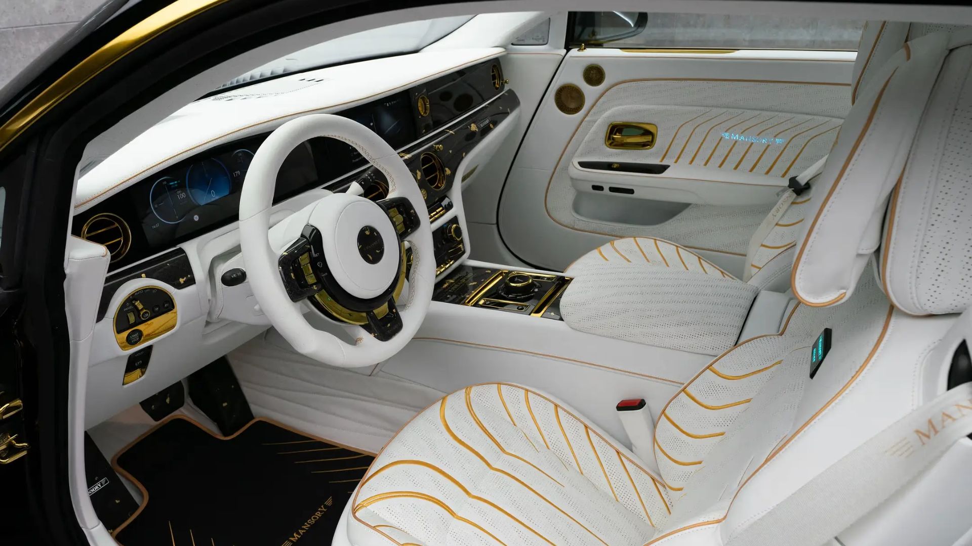 Luxury gold interior detailing example