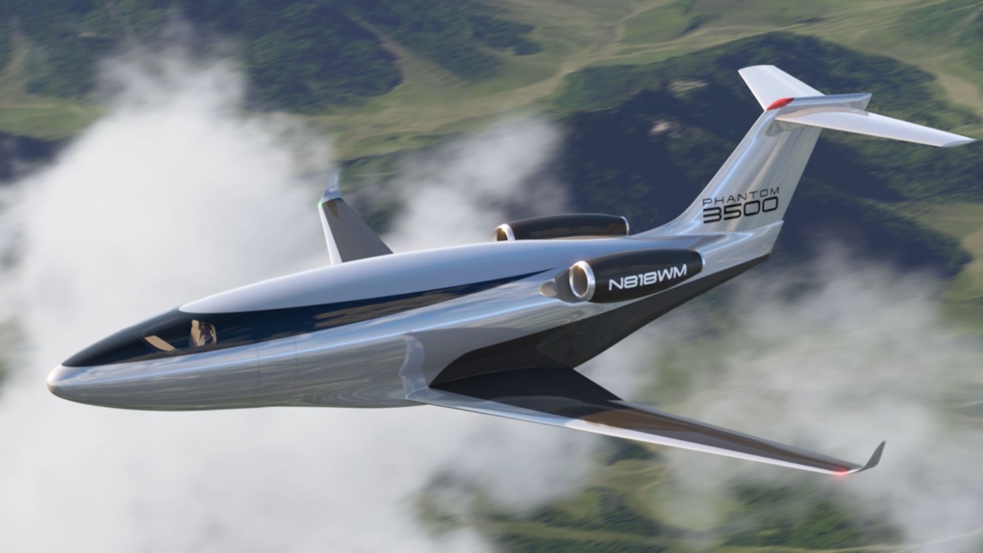 Futuristic jet flies 3,600 miles with no windows and 50% less fuel