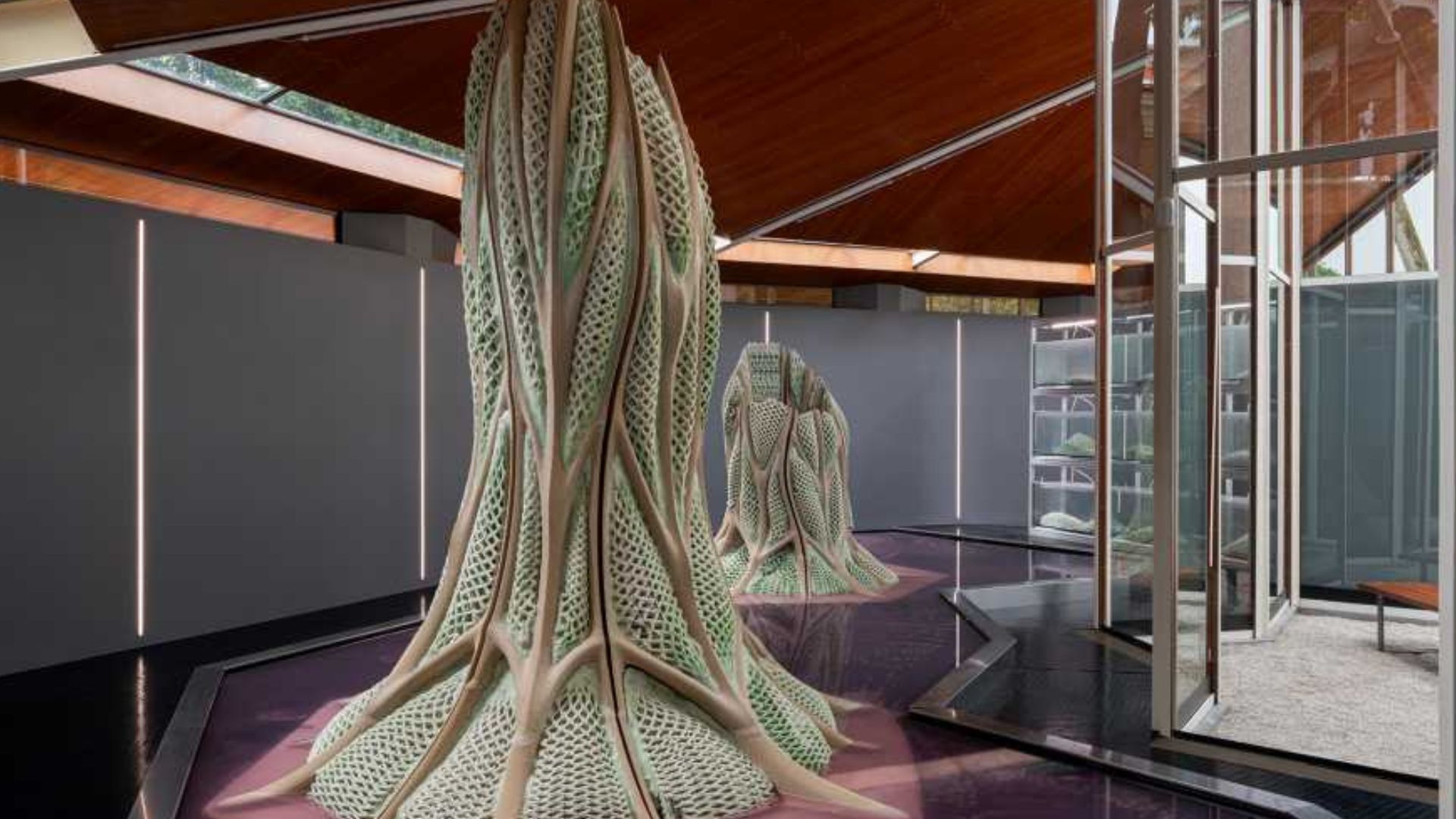 Live bacteria-infused sustainable building material traps CO2 from air