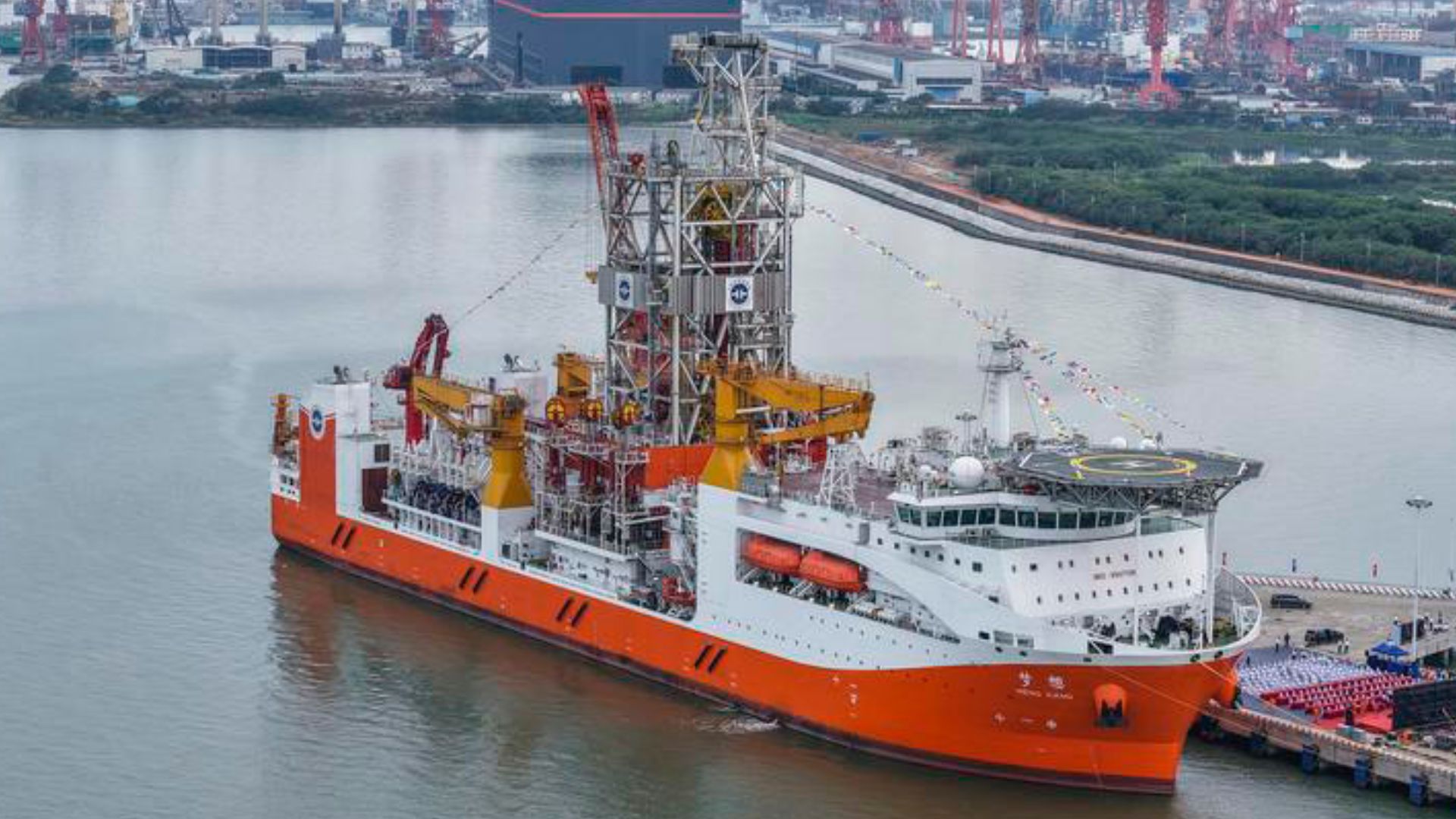 China's new deep-ocean drilling vessel aims to go beyond Earth's crust