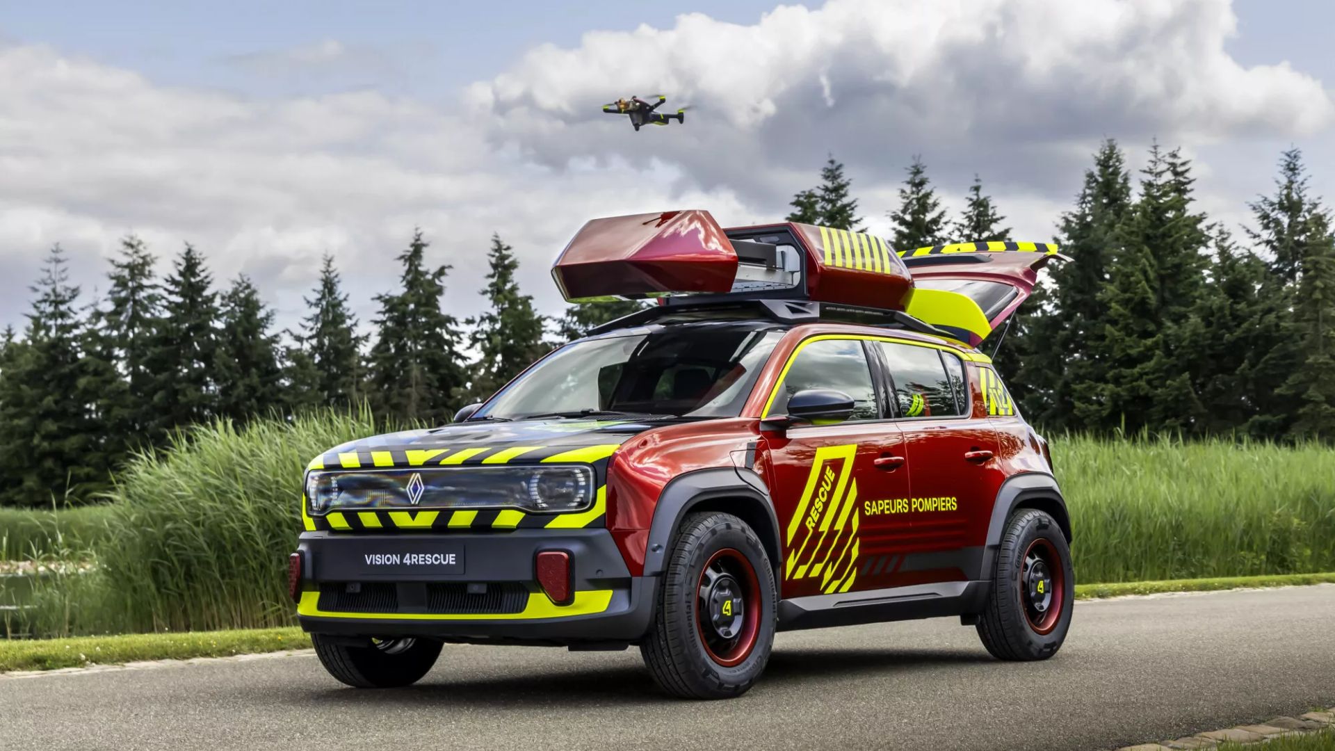 Renault unveils drone-launching rescue EV to save lives in disasters