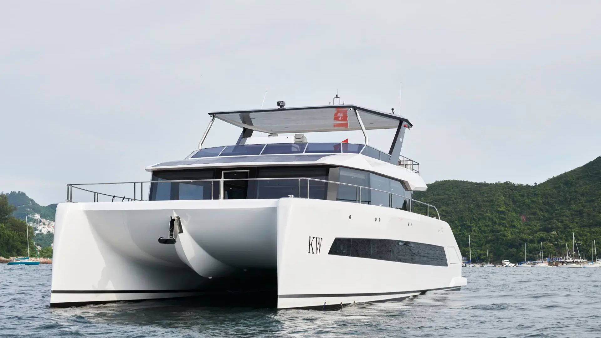 60-feet long solar-electric catamaran with 800-mile-range sets sail