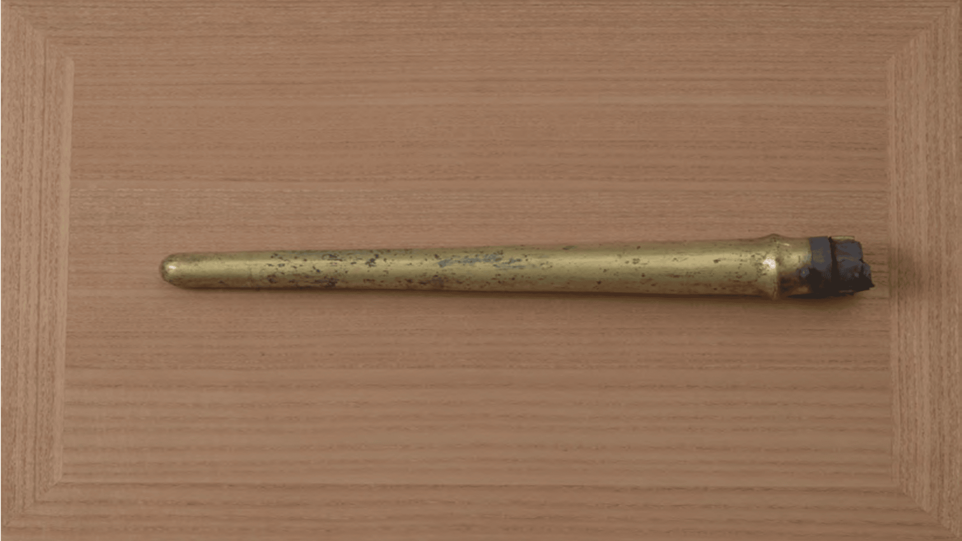 Inlaid gold patterns found on 1,100-year-old Japan's spear stun experts