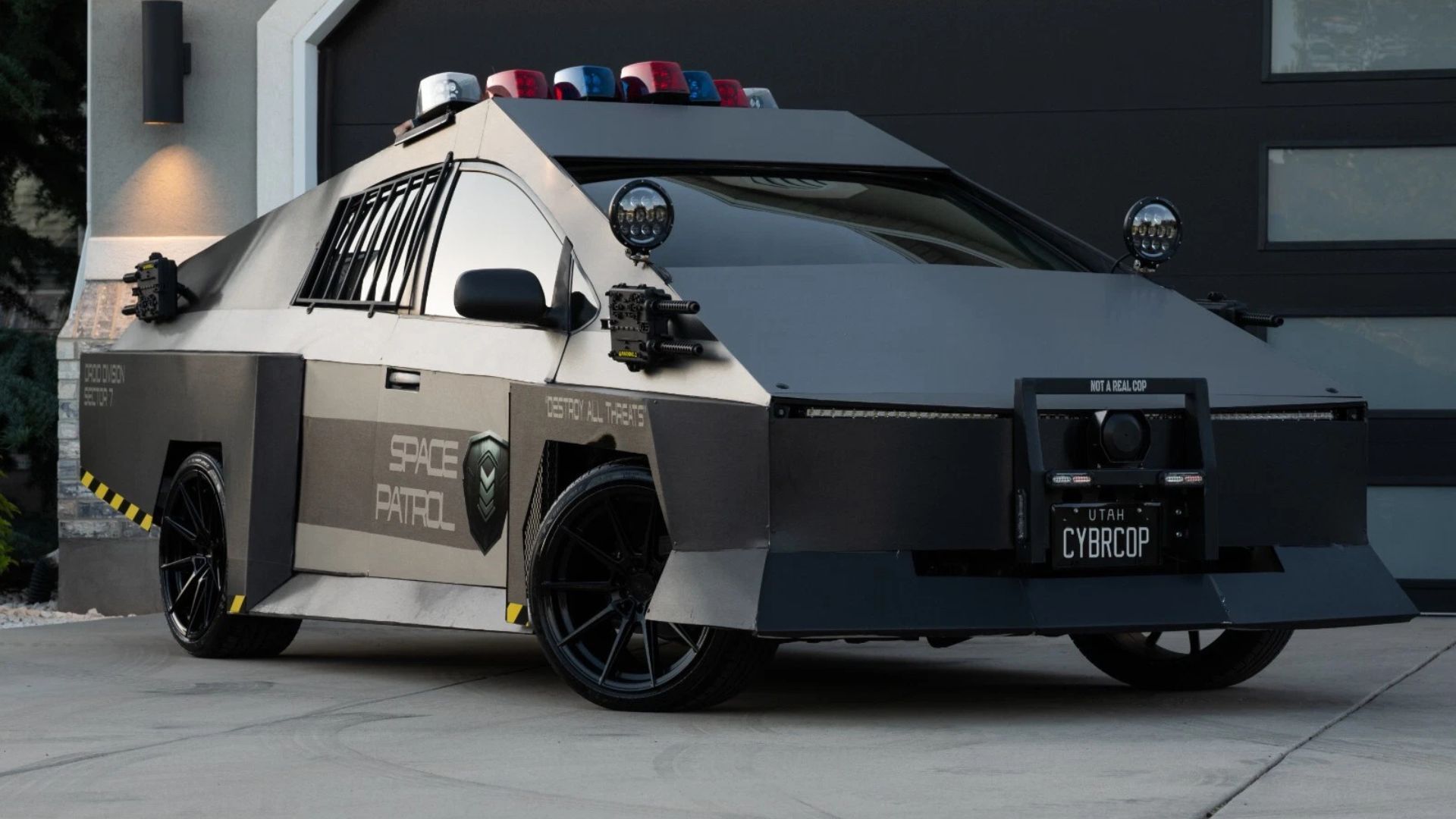 DIY Cybertruck lookalike built on Prius frame auctioned for charity
