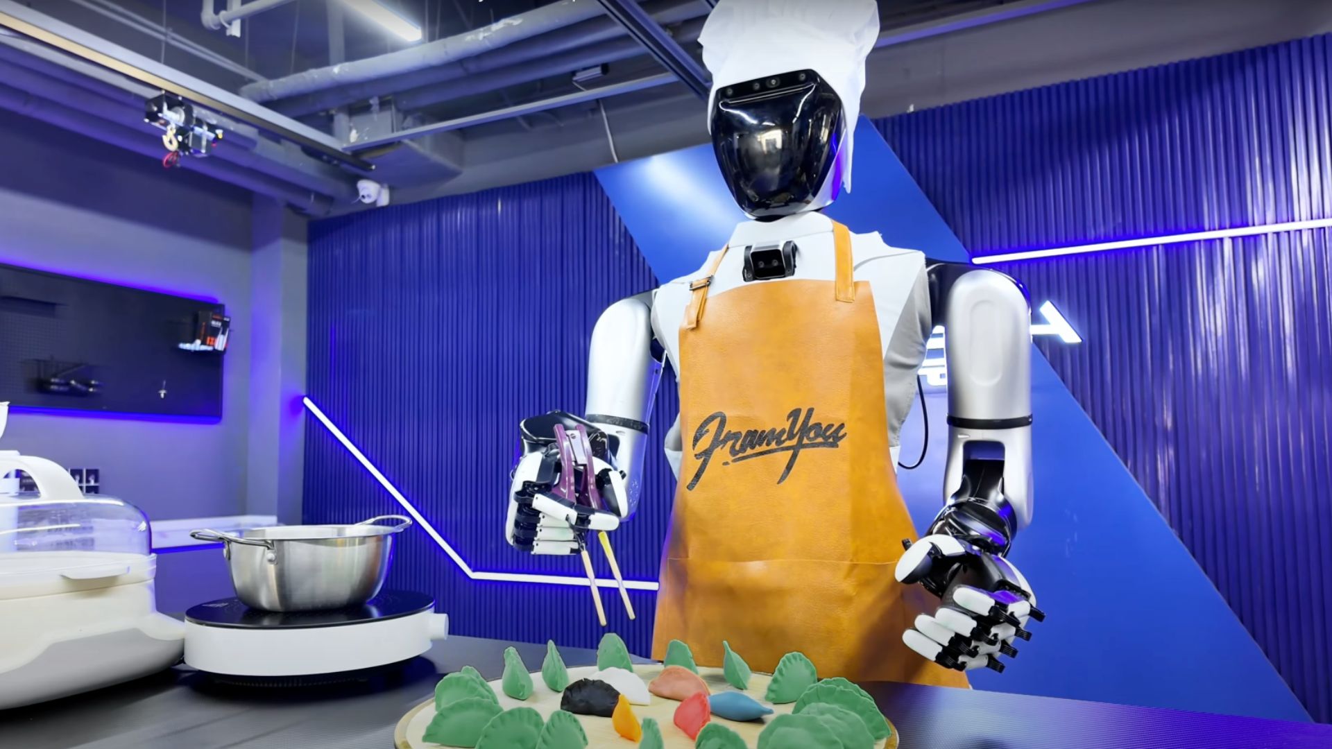 ‘World-first’ humanoid robot to master chopsticks, cook dumplings