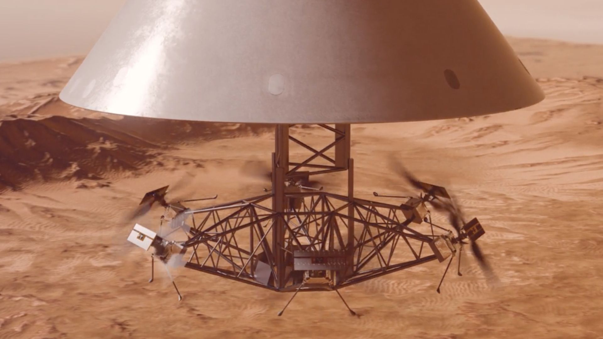 ‘Skyfall maneuver’: NASA plans mid-air drop for 6 Mars helicopters