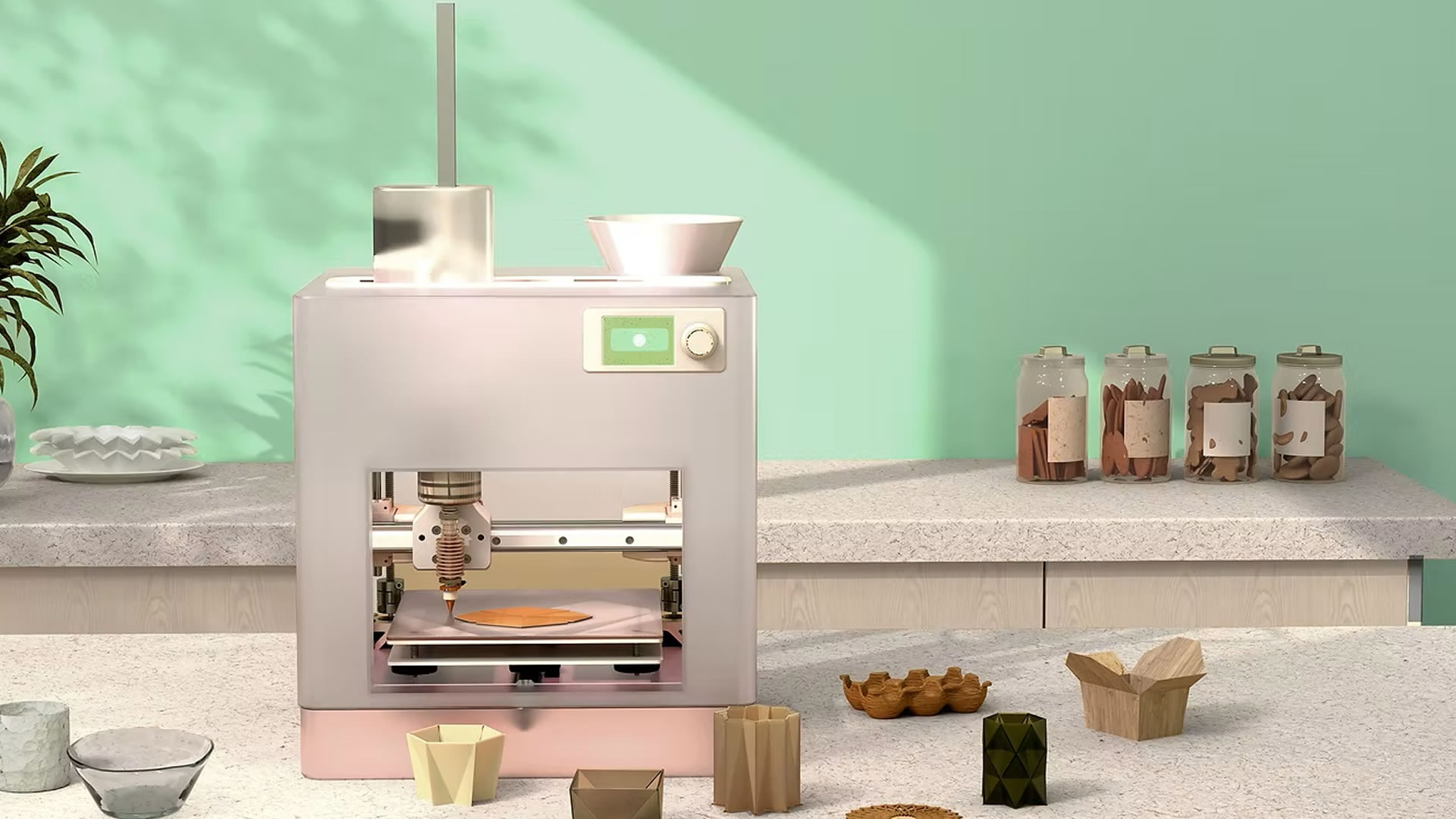 MIT unveils 3D printer that turns food scraps into household items