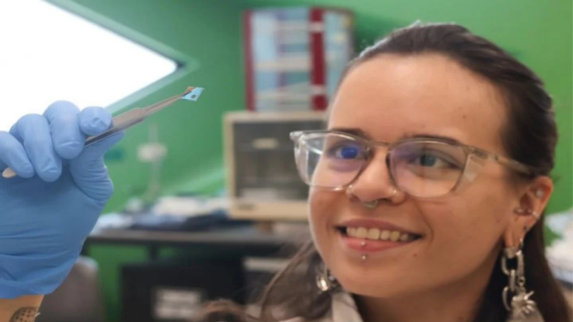 Skincare acid creates metal-like, transparent film for wearables