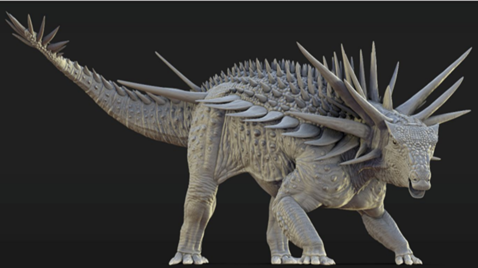 New fossils show world’s oldest armoured dinosaur had massive neck spikes