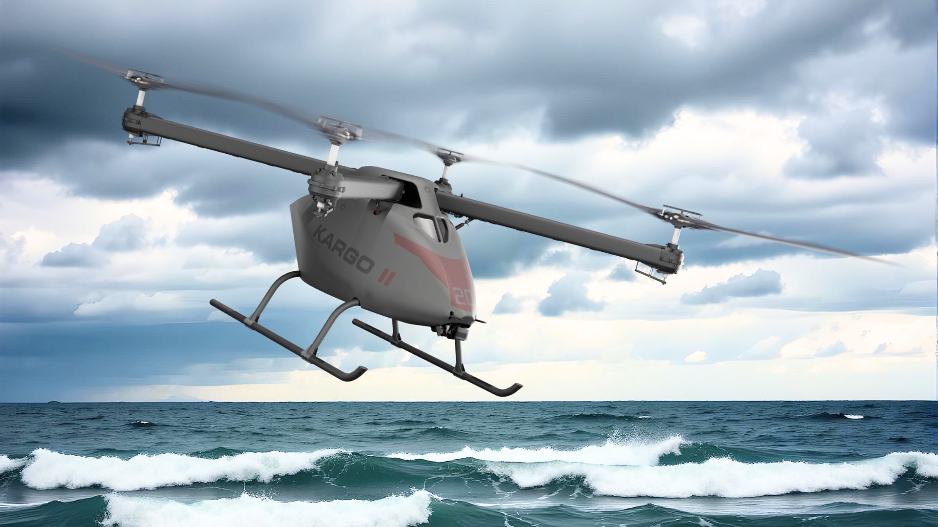 KARGO II: Drone VTOL mới có thể vận chuyển 1.500 pound hàng quân sự