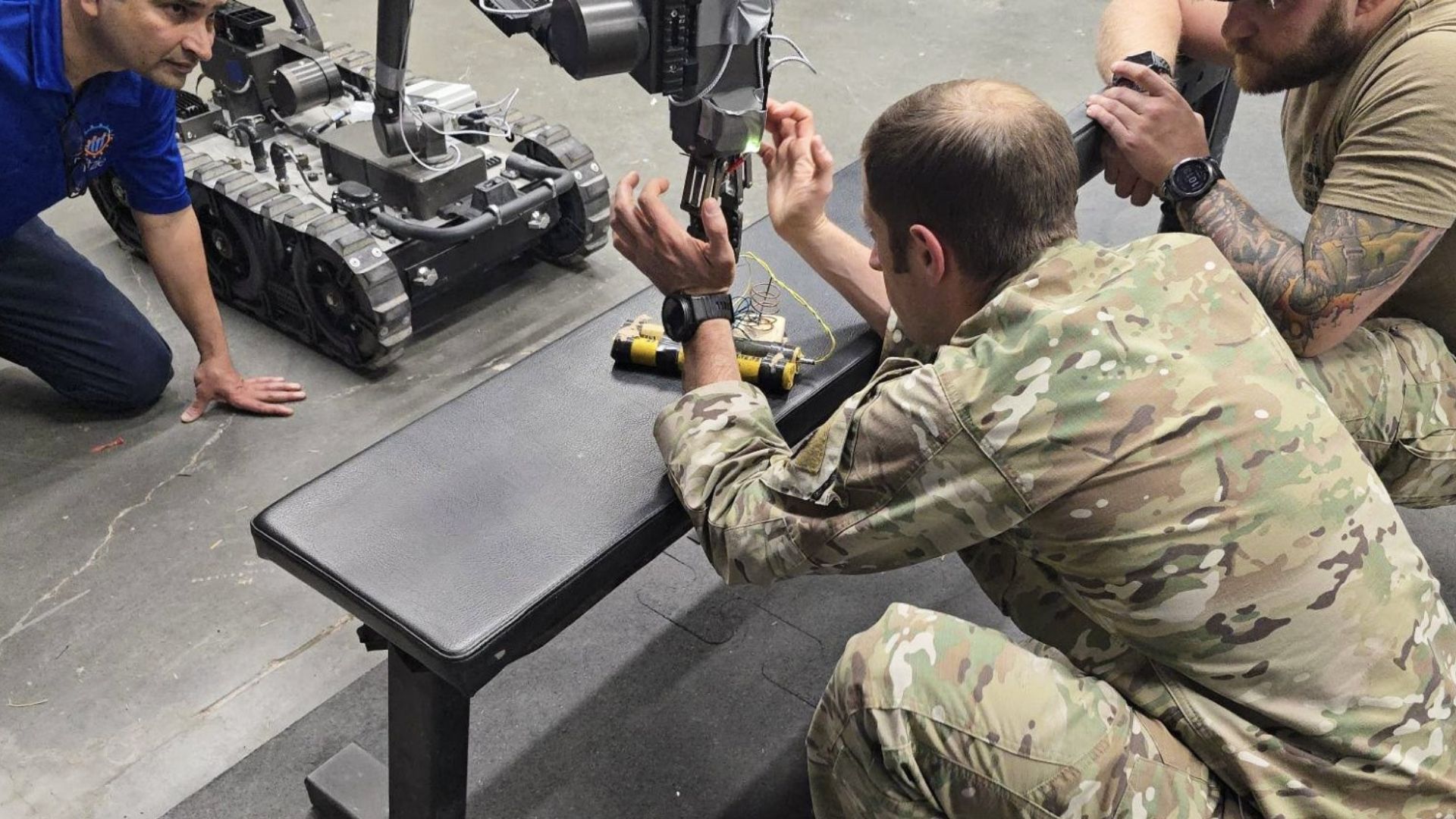 Project Defuse School project becomes US Air Force robot to defuse deadly bombs