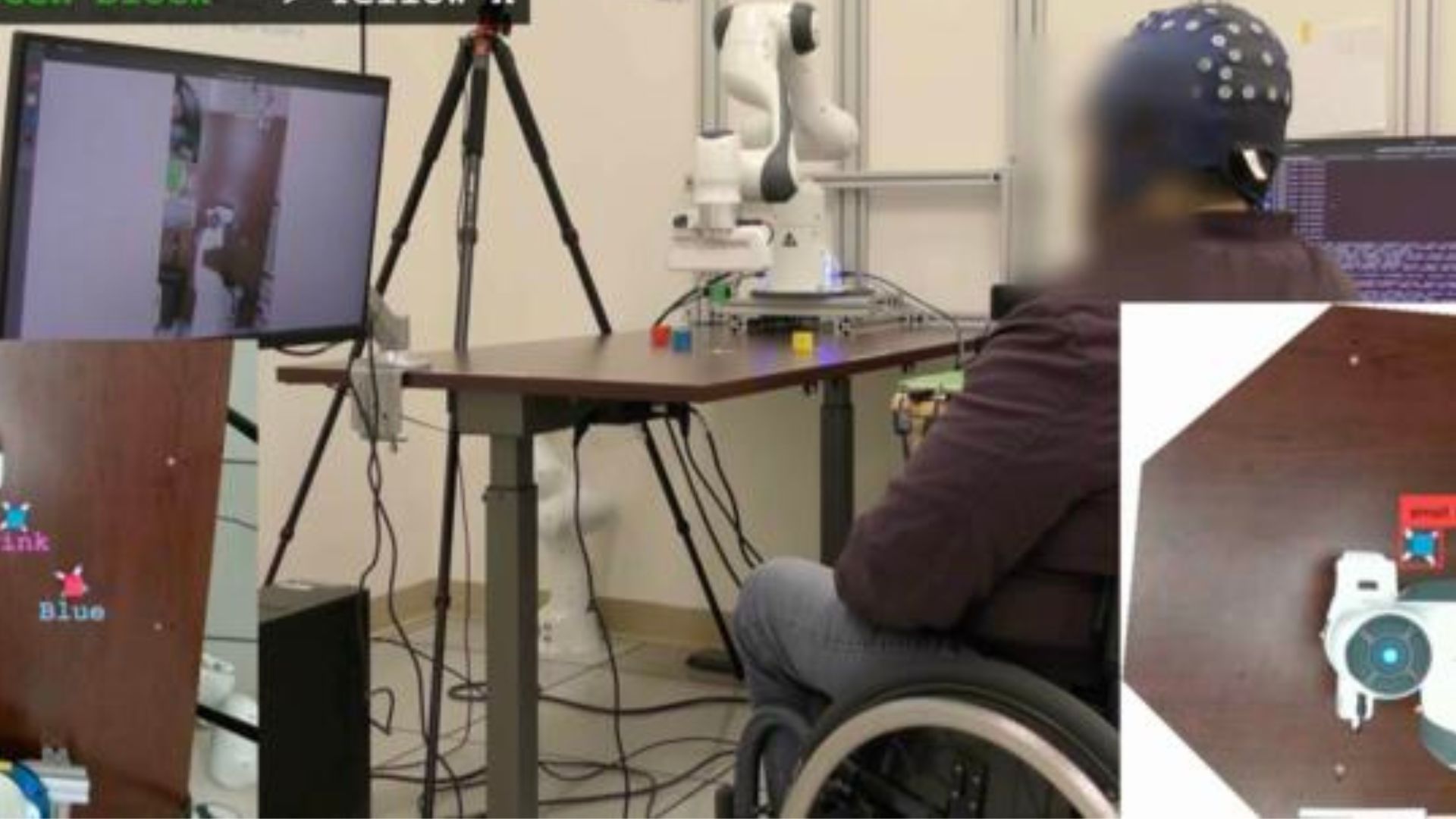AI brain interface lets users move robot arm with pure thought