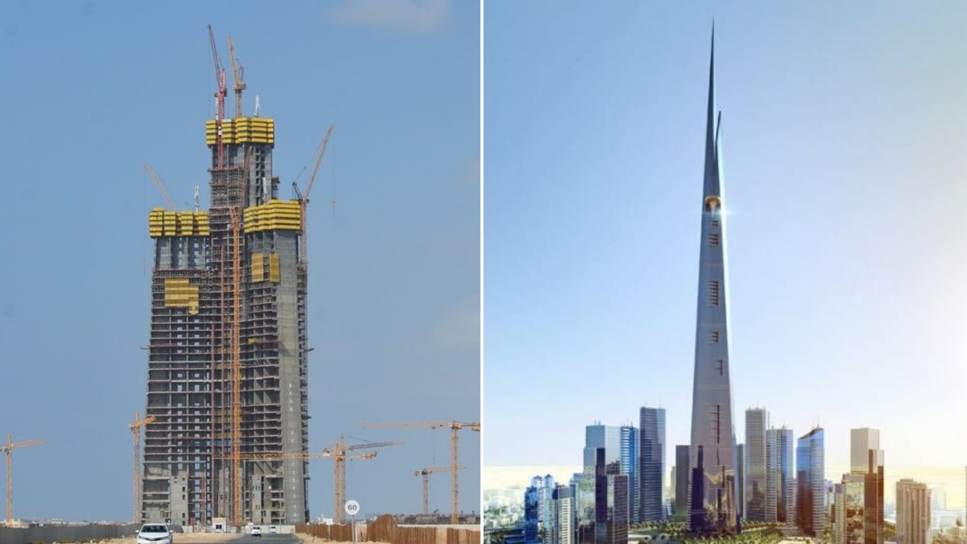 Jeddah Tower: The skyscraper taller than three Eiffel Towers