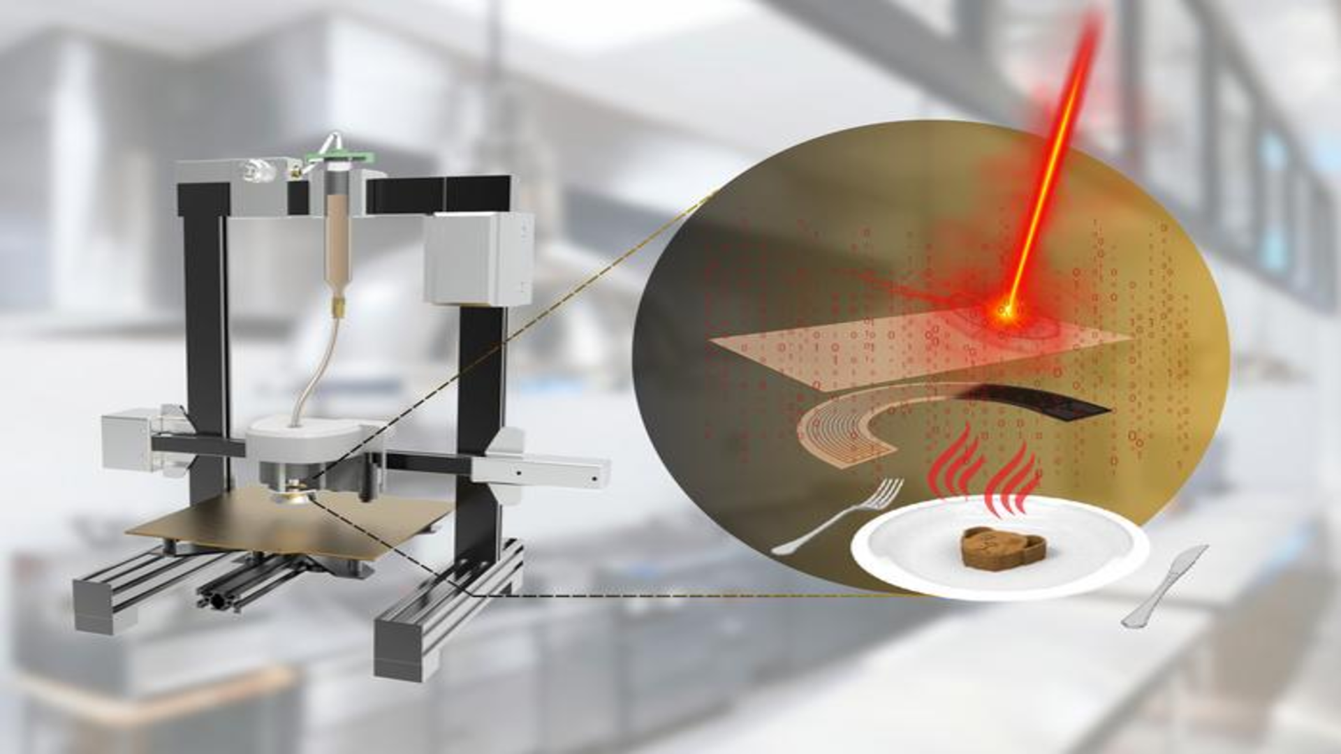 14-ingredient meal cooked by lasers sets new record in 3D-printed food