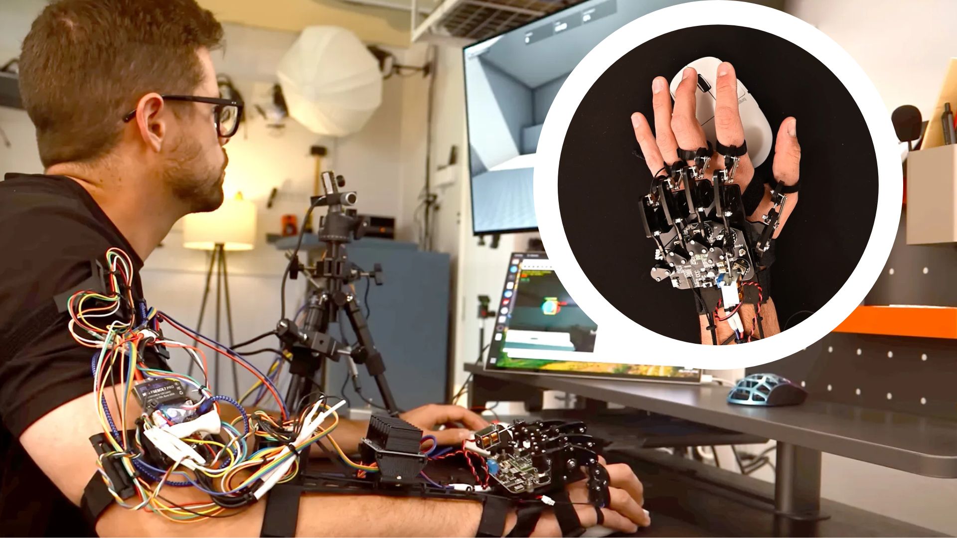 Robotic exoskeleton gives YouTuber 63% aim boost, 17ms latency