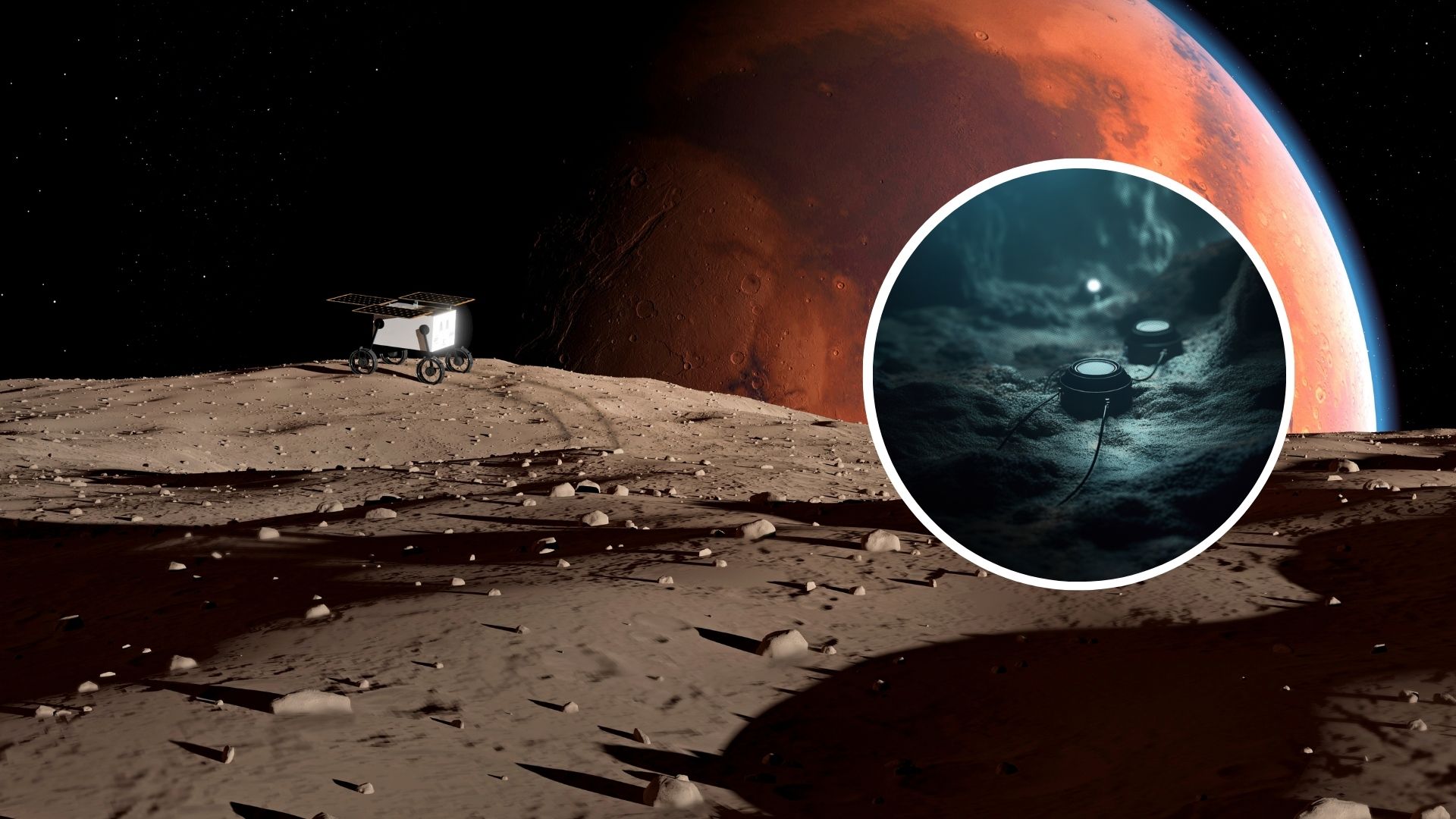Recycled nuclear waste to power space batteries for lunar rovers