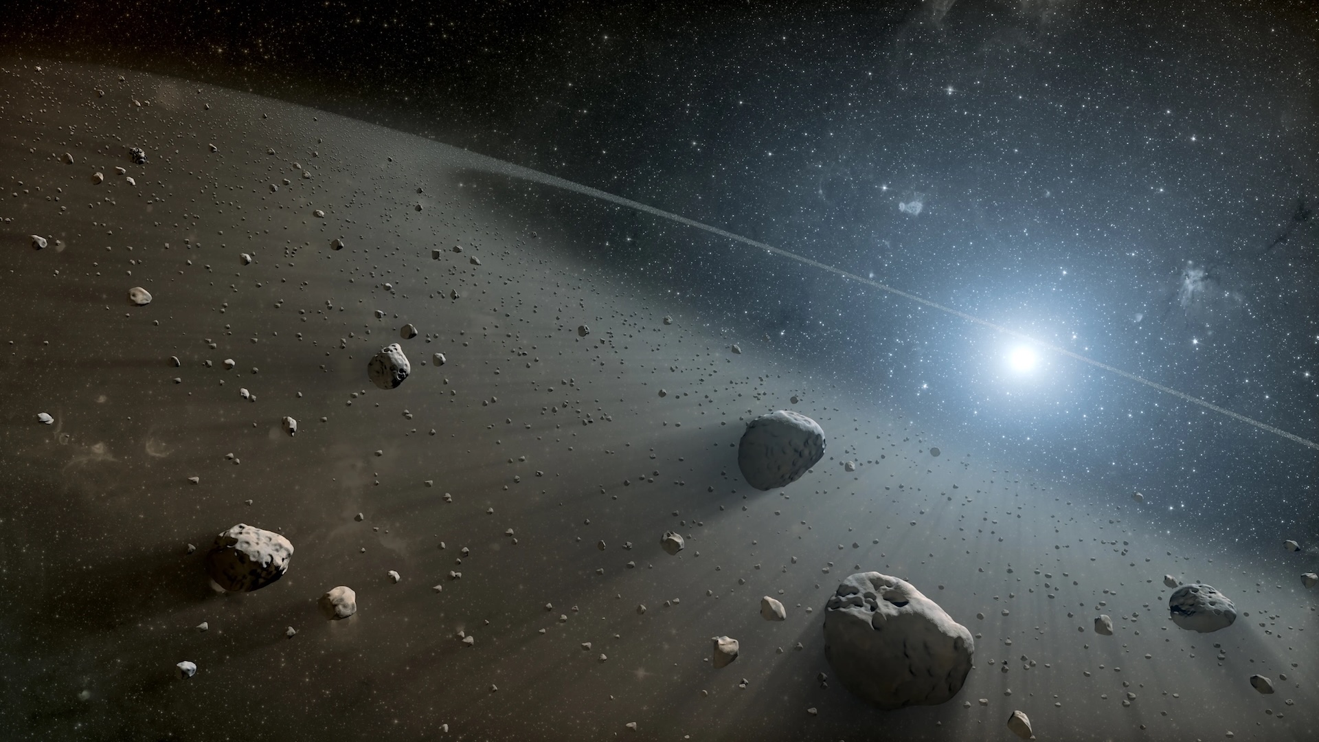 Solar system's asteroid belt disappearing, houses 1.9 million large rocks