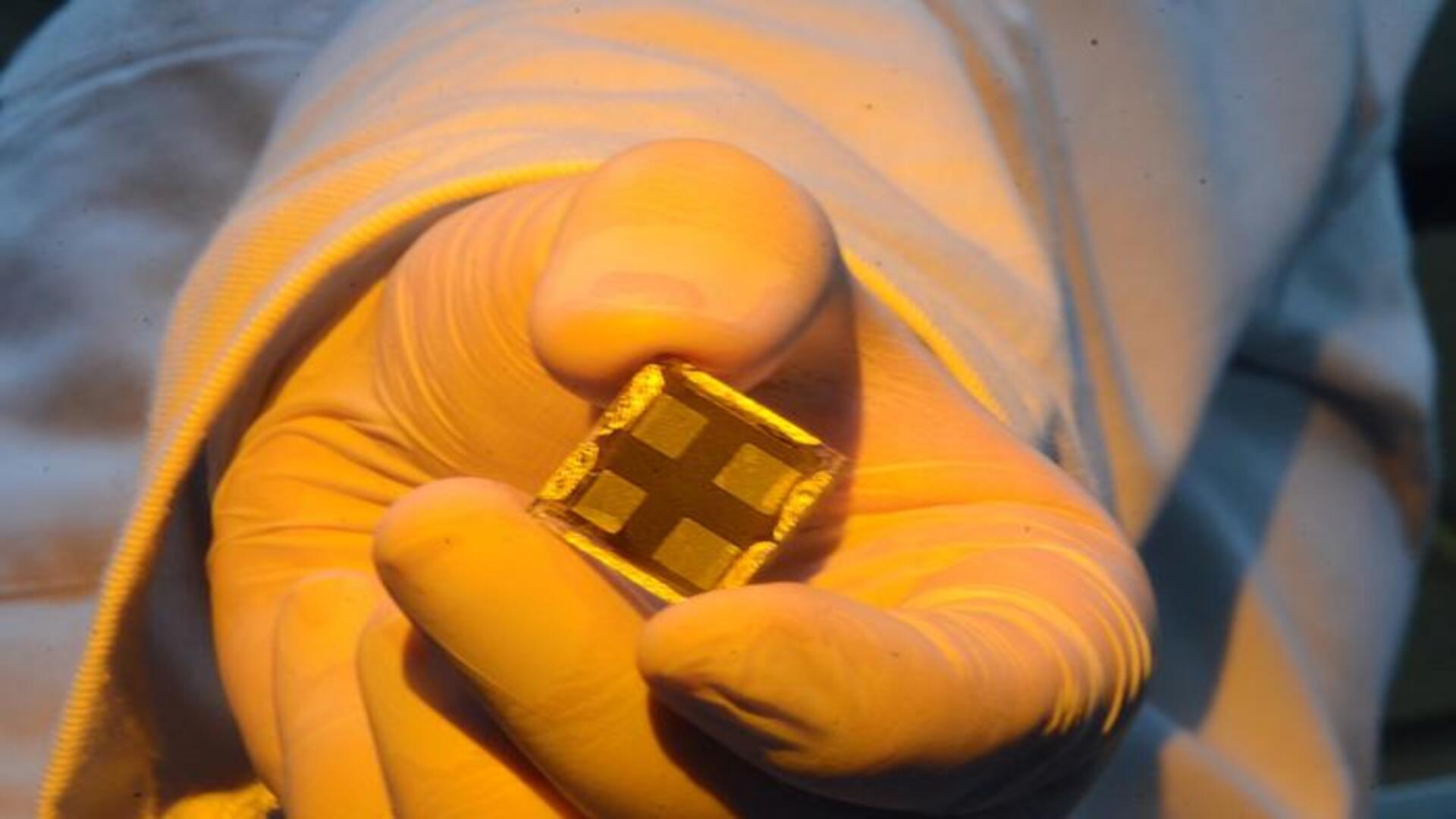 Global record set for large triple-junction perovskite solar cell