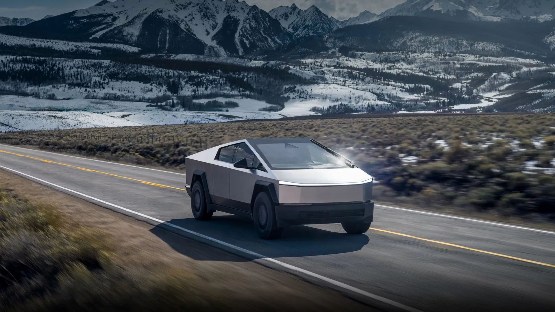 Tesla cấp bằng sáng chế cánh gió bơm hơi cho Cybertruck nhằm tăng hiệu quả kéo tải