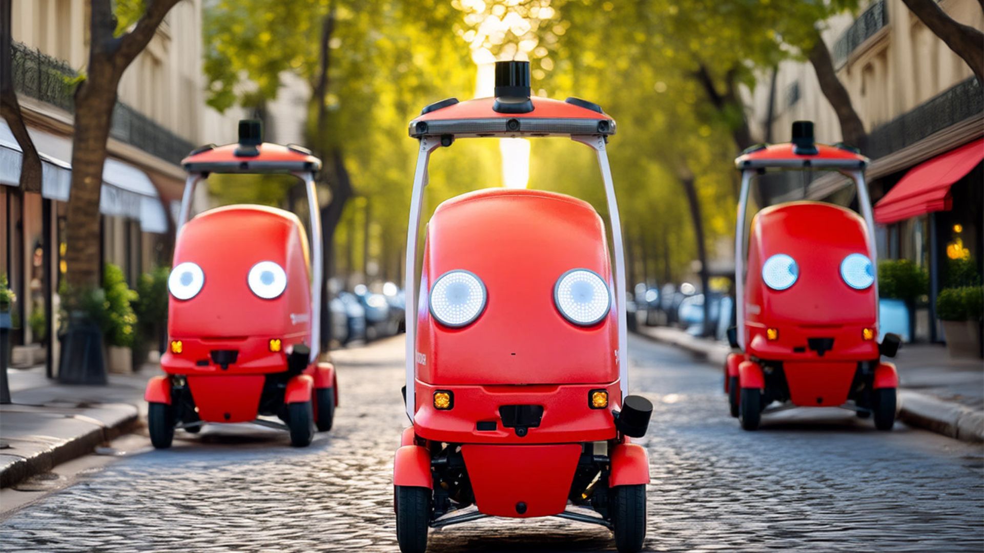 DoorDash’s Dot robot delivers food with a smile and glowing eyes