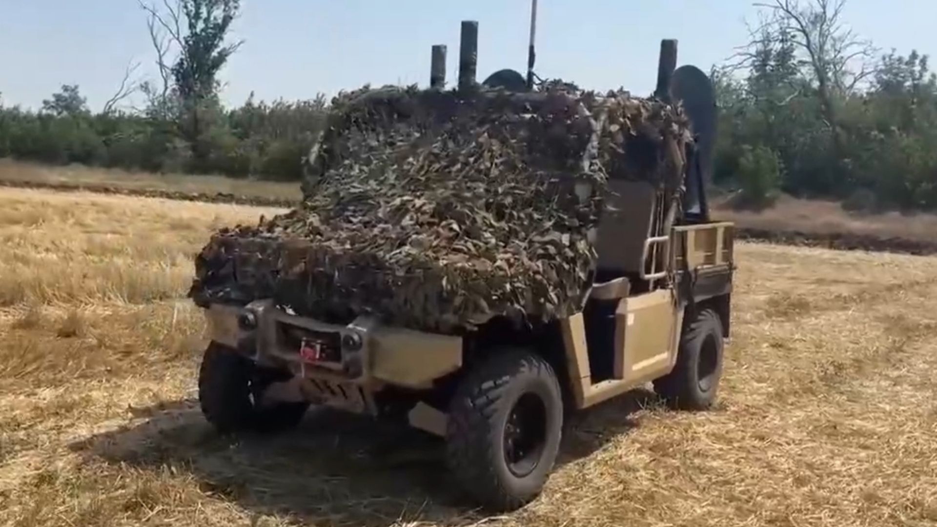 Russia turns Chinese 'golf carts' into remote-controlled war robots