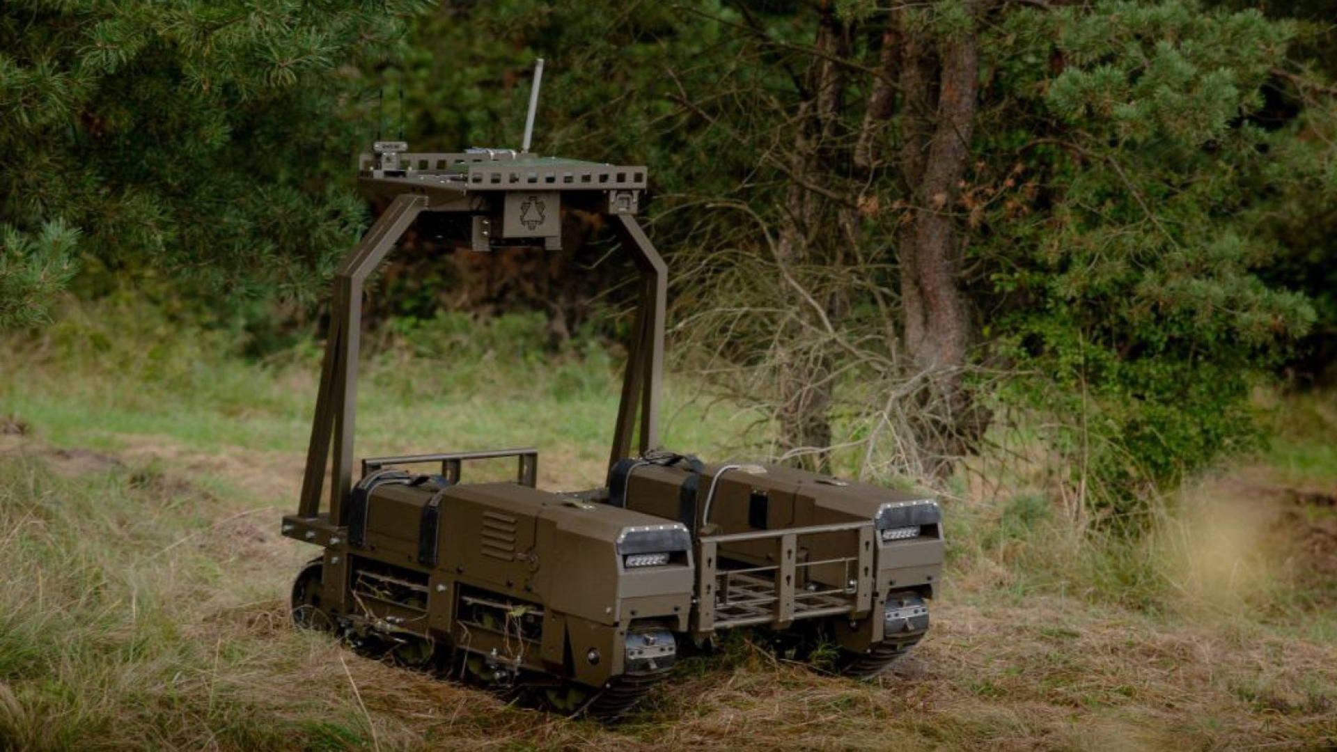 1,360-pound NUMO ground robot deployed by Ukraine to support troops