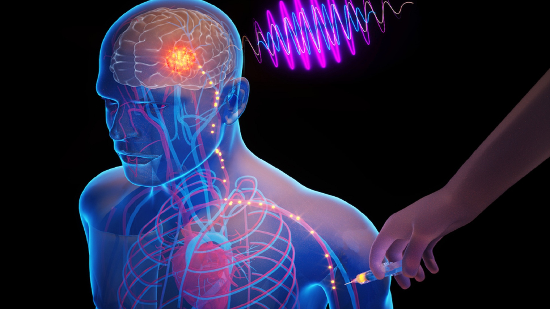 Chip não không dây tự cấy sau khi tiêm, tự lành từ bên trong