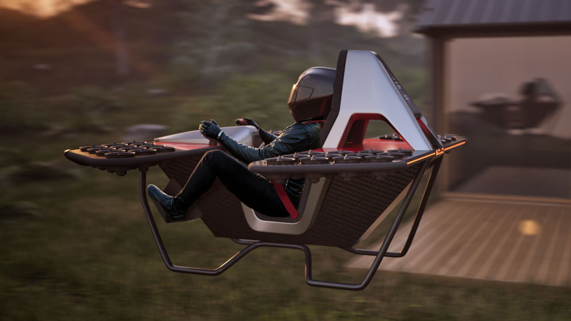 Photos: Electric JetBike uses 48 ducted fans for low-altitude personal flying