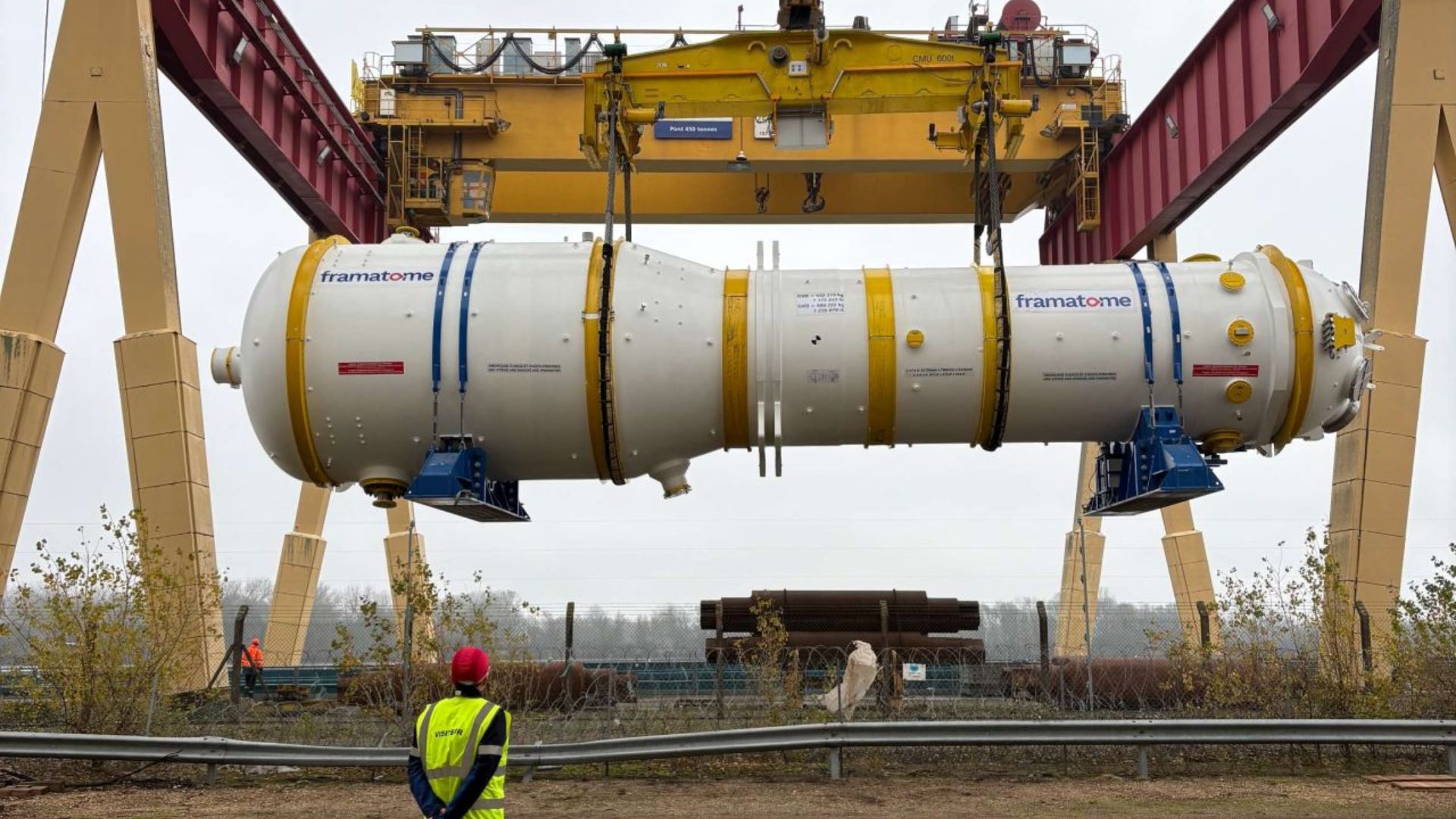 551-ton critical nuclear reactor component ready for UK project