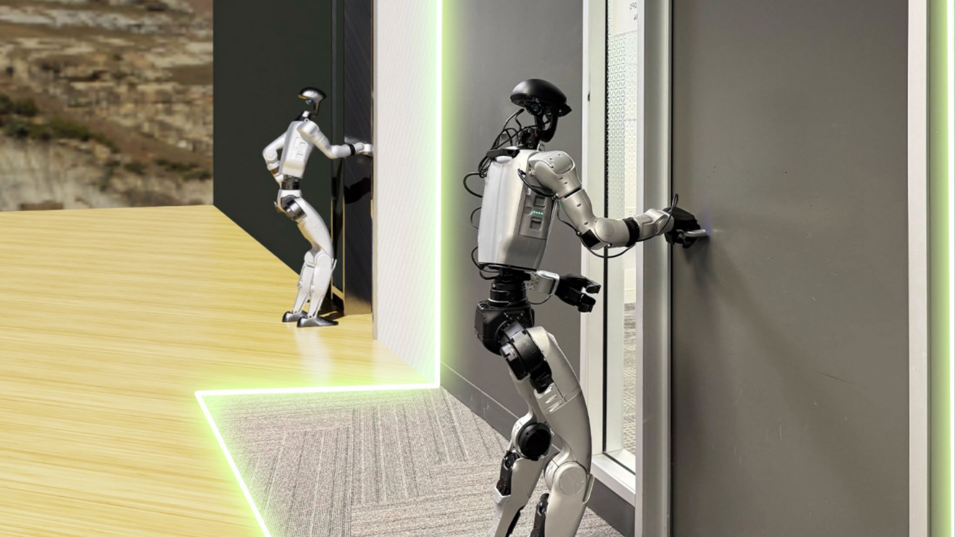 Công nghệ NVIDIA giúp robot hình người vượt qua con người trong việc mở cửa