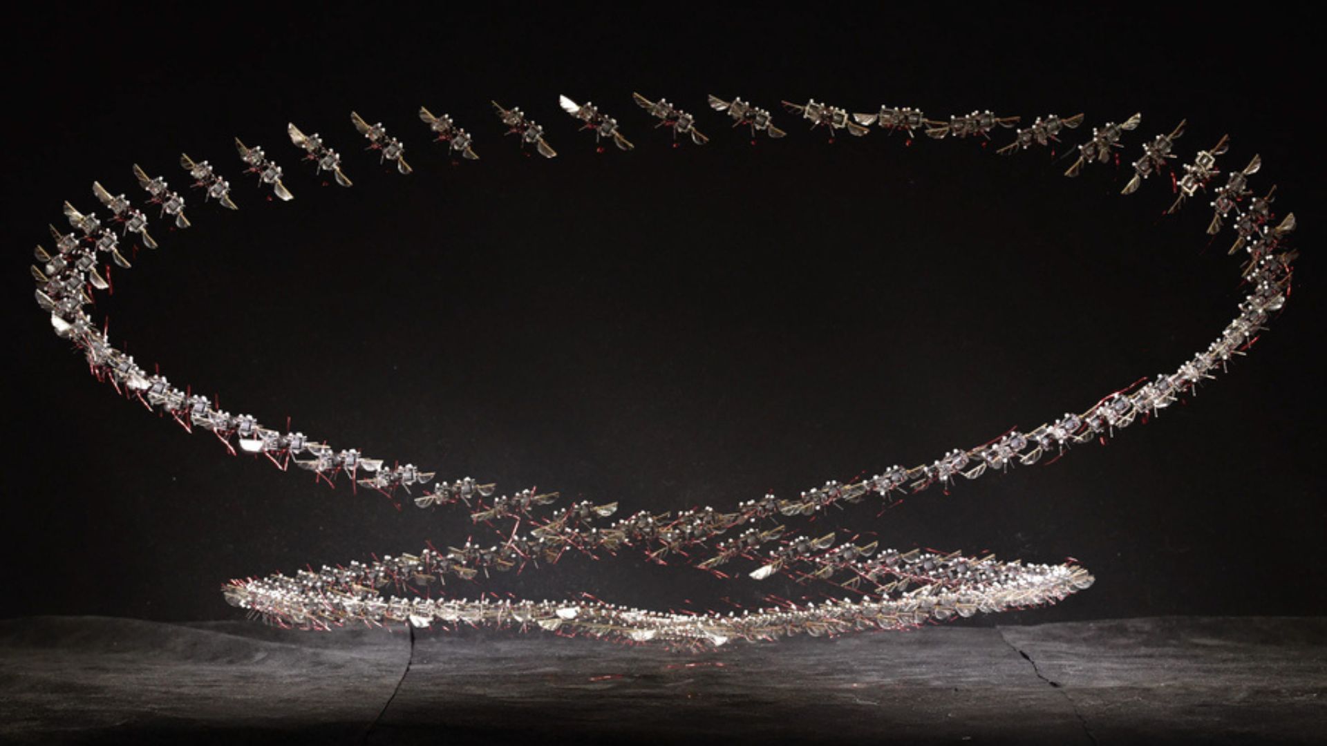 Robot bay giống côn trùng thực hiện những cú nhào lộn nhanh và các vòng rẽ sắc nét