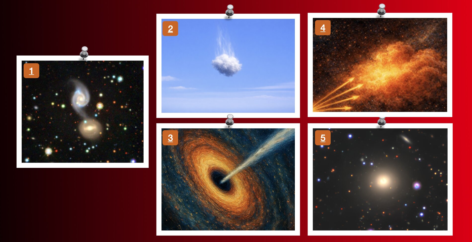 Supermassive black holes gently kill star formation, rare red geysers reveal