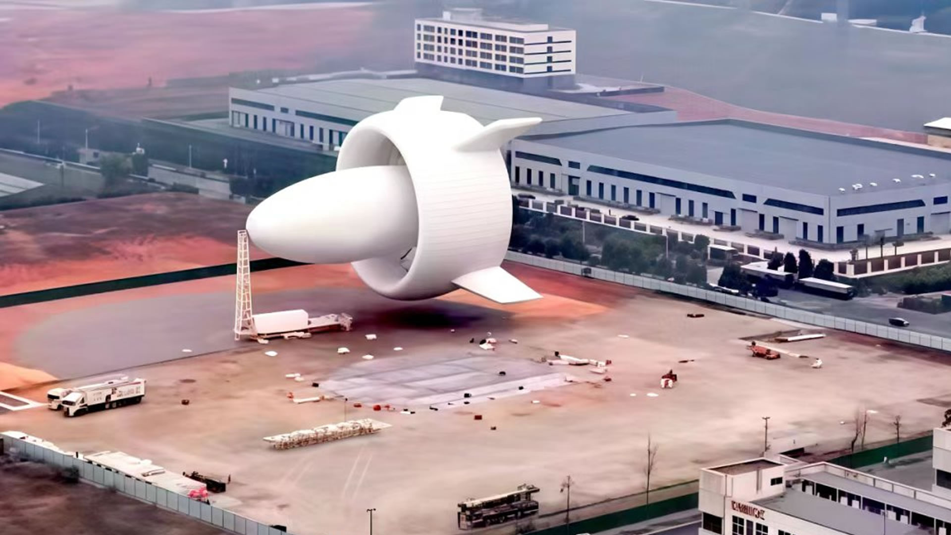 Could ‘alien-looking’ giant airship over Chinese city transform wind farms worldwide?