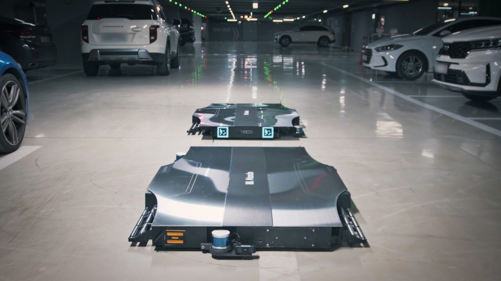 Parking woes gone? Robotic systems manage tight spaces in garages without drivers