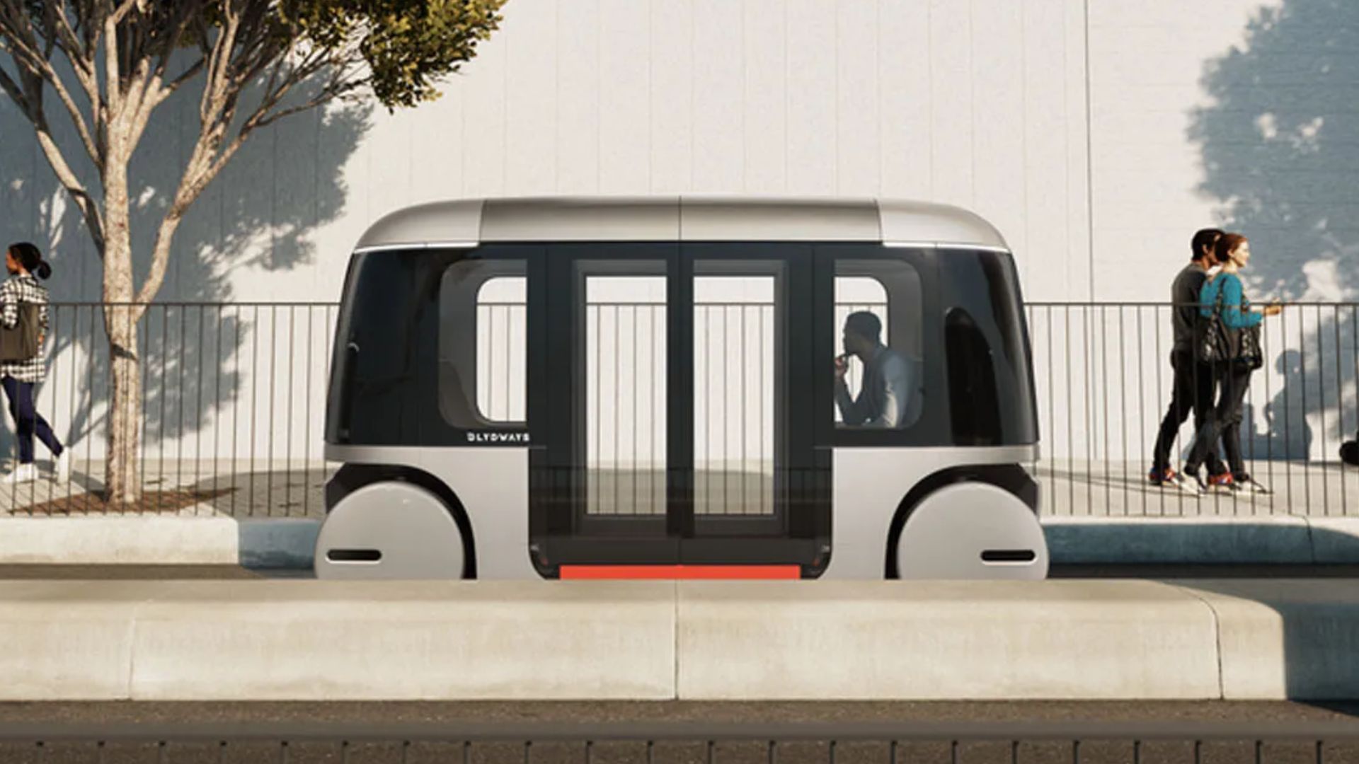 Photos: Self-driving on-demand EVs debut to move 10,000 people per hour at 31 mph