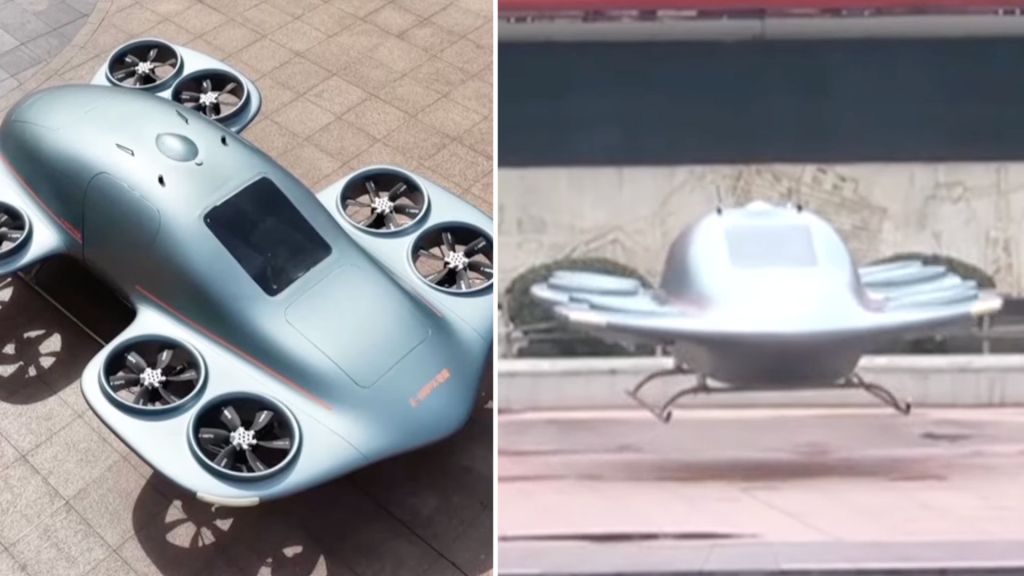 China claims breakthrough with world’s first ducted ton-class ‘flying saucer’ eVTOL