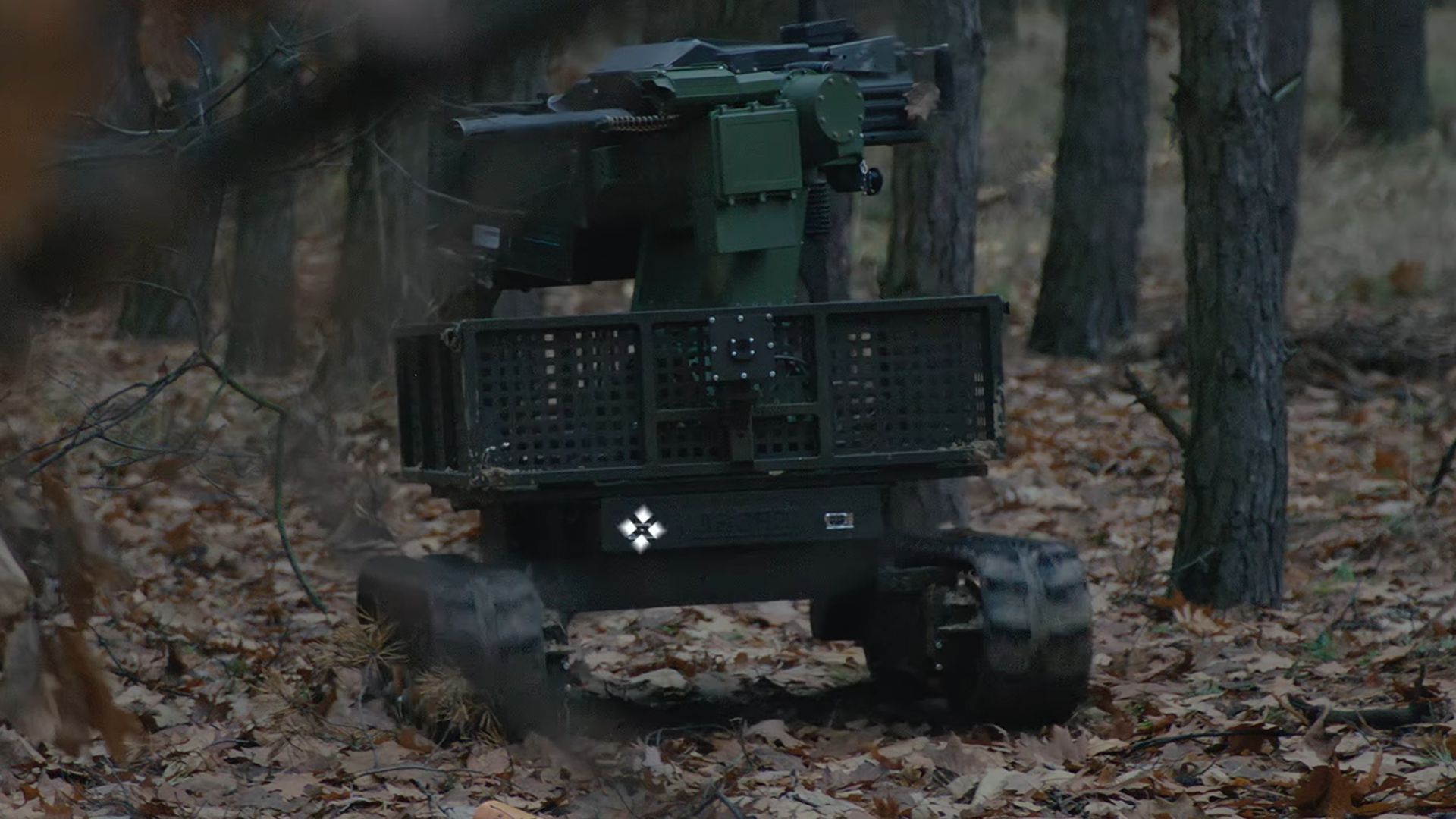 Ukraine unveils robotic drone tank to carry out hidden grenade attacks