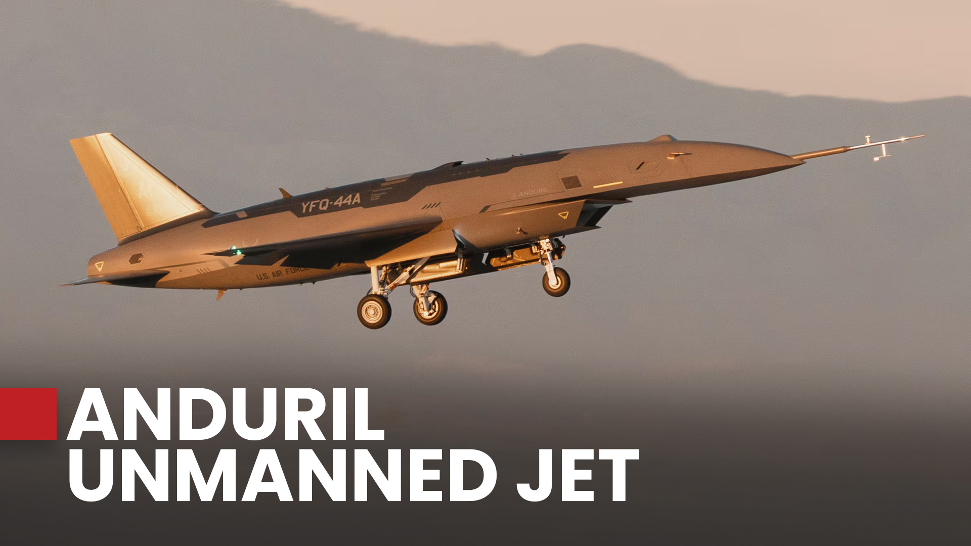 US tests pilotless fighter jet