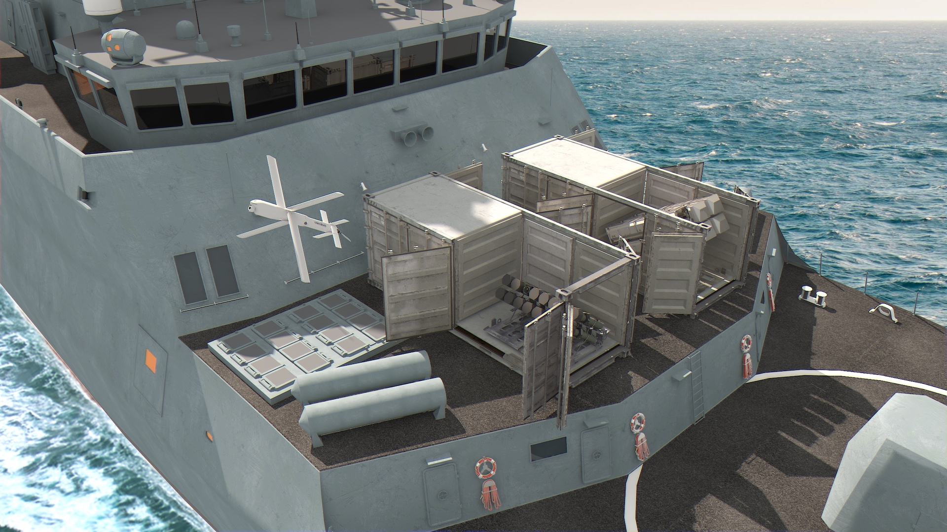 US seeks containerized launcher to deploy massive drone swarms