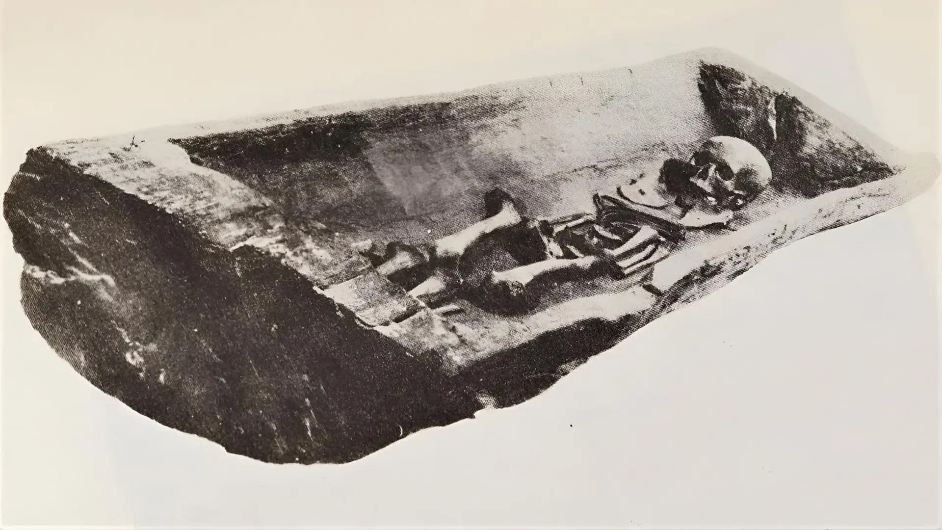 100-year-old mystery about log coffin that fell off cliff is solved