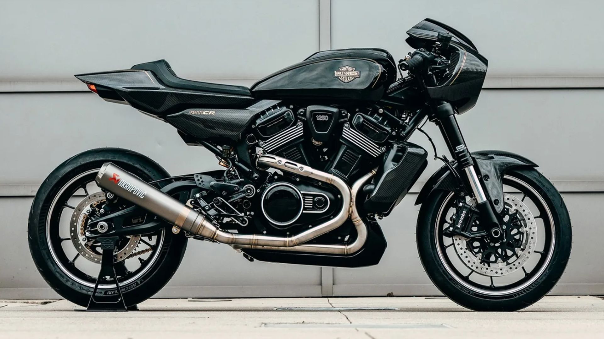 Photos: 1250cc Harley-Davidson café racer concept goes sporty with carbon fiber, titanium